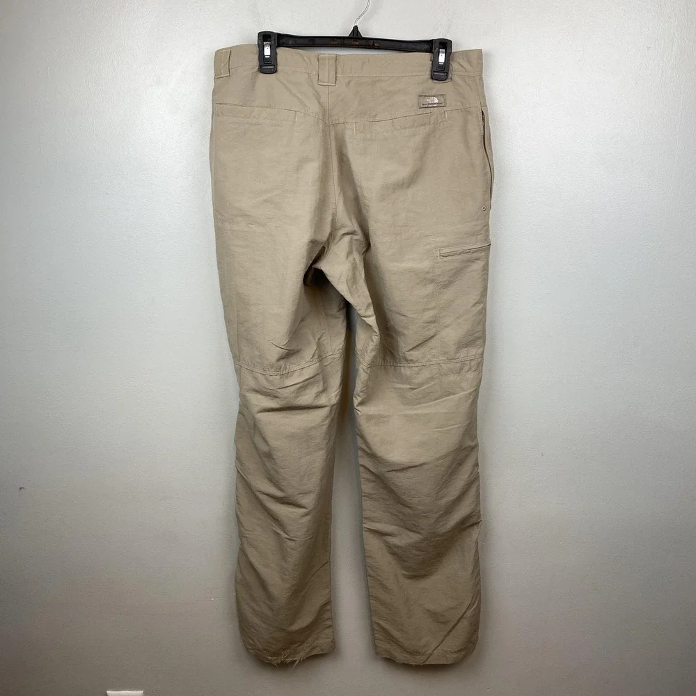 The North Face Pants Mens 34 Khaki Nylon‎ Hiking Outdoor Utility Paramount AHJG